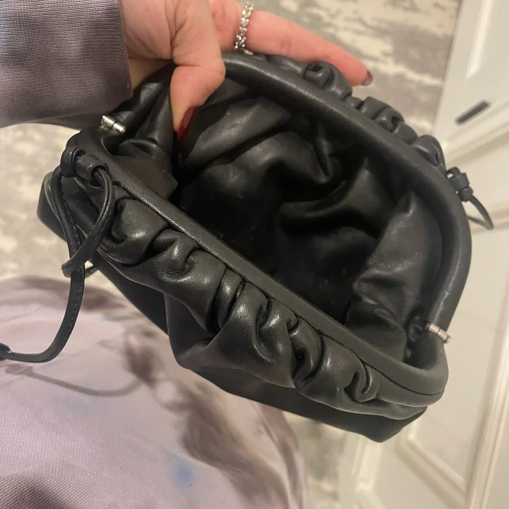 Bottega Veneta calfskin mini pouch bag with strap - Picture 8 of 12